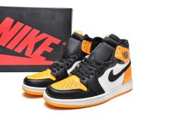[plus size shoes]Air @j1 Retro High OG Yellow Toe 555088-711