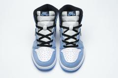 [plus-size shoes]Air @j1 Retro High White University Blue Black 555088-134