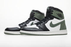 ［plus-size shoes]Air @j1 Retro High Clay Green 555088-135