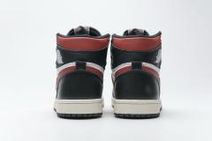 [plus size shoes]Air @j1 Retro High Black Gym Red 555088-061