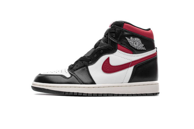 [plus size shoes]Air @j1 Retro High Black Gym Red 555088-061