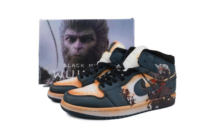 Air Jordαn 1's Mid Black Myth Wukong v3 Shoes Sneakers 554724-411