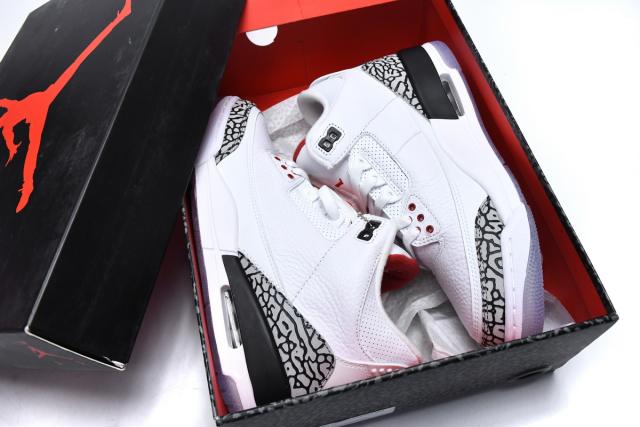 Air Jordαn 3's Retro Free Throw Line White Cement 923096-101