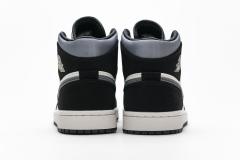 Air Jordαn 1's Mid Satin Grey Toe 852542-011