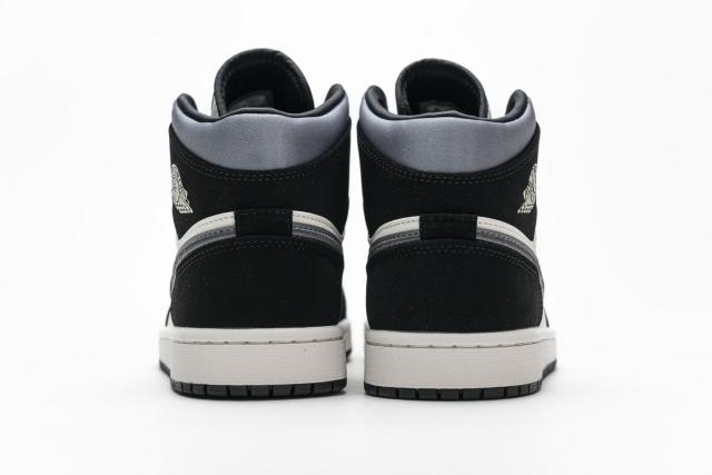 Air Jordαn 1's Mid Satin Grey Toe 852542-011