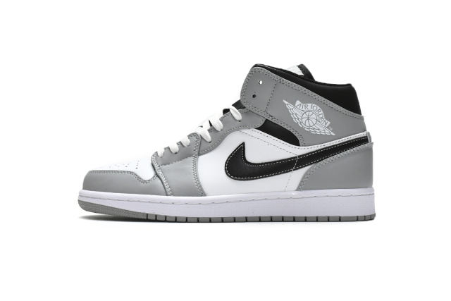 Air Jordαn 1's Mid Light Smoke Grey Anthracite 554724-078