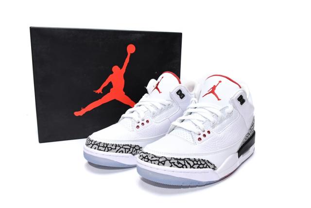 Air Jordαn 3's Retro Free Throw Line White Cement 923096-101