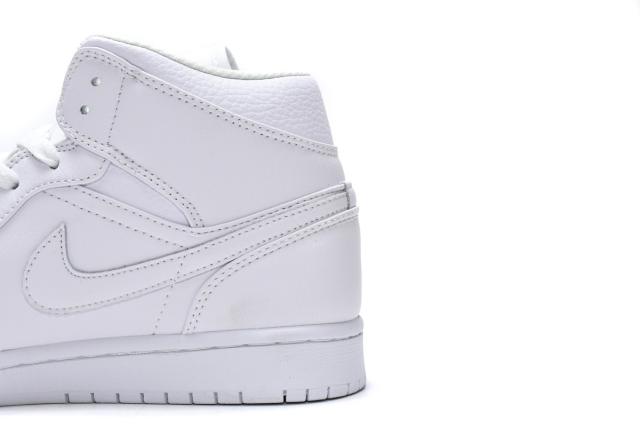 Air Jordαn 1's Mid GS white 554725-109