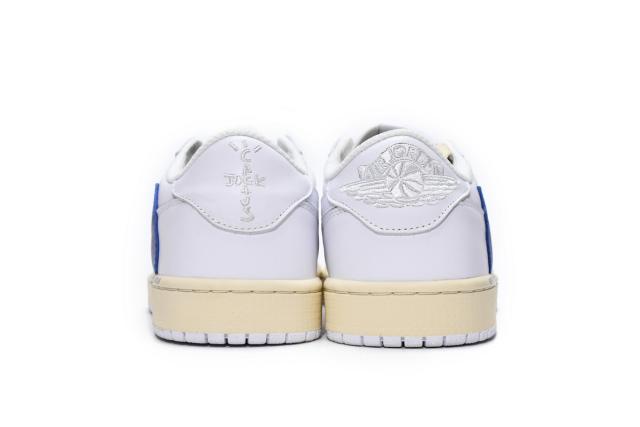 Air Jordαn 1's Low Travis Scott White Blue DM6839-186