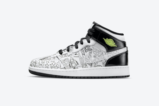 Air Jordαn 1's Mid SE DIY (GS) DC4099-100