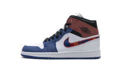 Air Jordαn 1's Mid Multi-Color Swoosh 852542-146