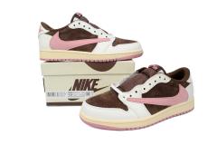 Air Jordαn 1's Travis Scott OG SP Dark Pony Pink DZ4137-206