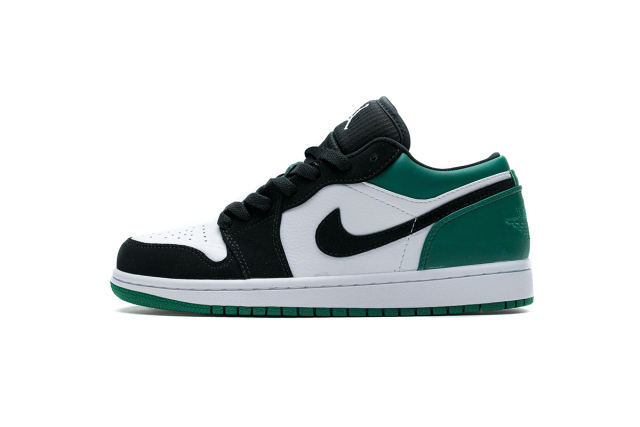 Jordαn 1's White Black Mystic Green 553558-113