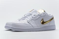 Air Jordαn 1's White Metallic Gold (W) CZ4776-100