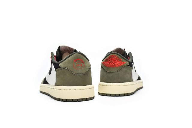 Air Jordαn 1's Low Travis Scott x Dark Green CQ4277-200