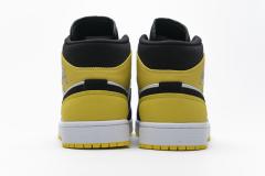 Air Jordαn 1's Mid Yellow Toe Black 852542-071