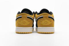 Air Jordαn 1's Low Sail University Gold Black 553558-127