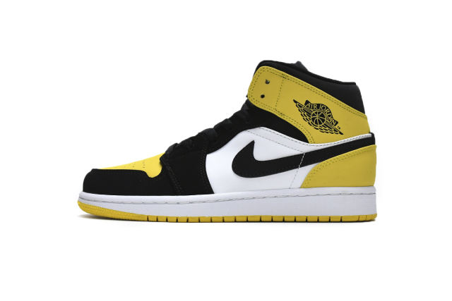 Air Jordαn 1's Mid Yellow Toe Black 852542-071