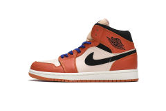 Air Jordαn 1's Mid Team Orange Black 852542-800