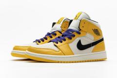 Air Jordαn 1's Mid SE Lakers 852542-700