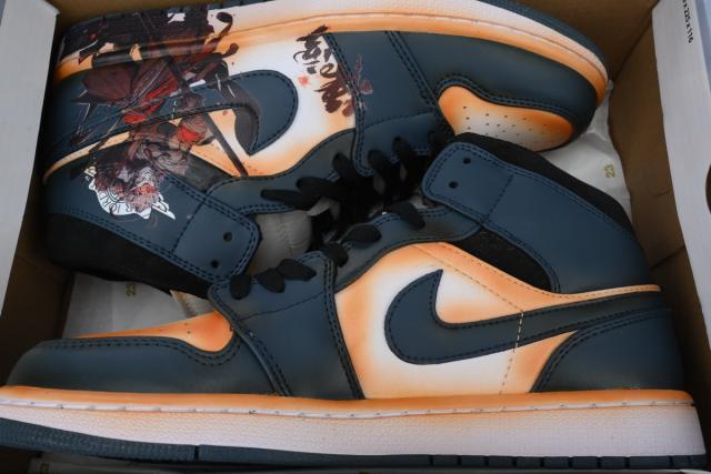 Air Jordαn 1's Mid Black Myth Wukong v3 Shoes Sneakers 554724-411