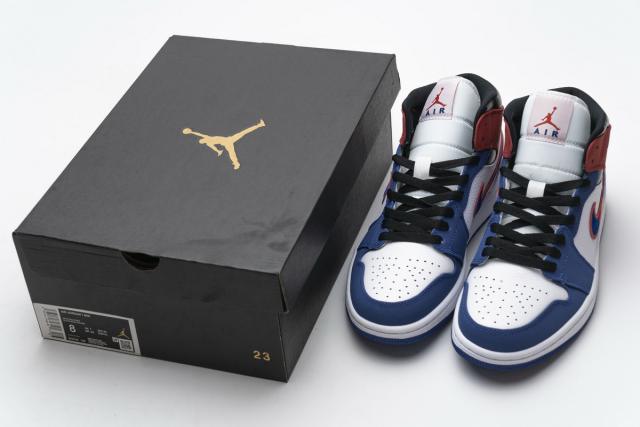 Air Jordαn 1's Mid Multi-Color Swoosh 852542-146