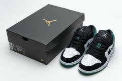 Jordαn 1's White Black Mystic Green 553558-113