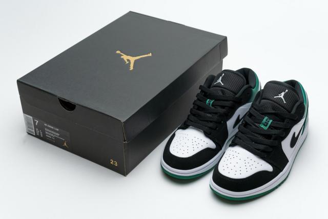 Jordαn 1's White Black Mystic Green 553558-113
