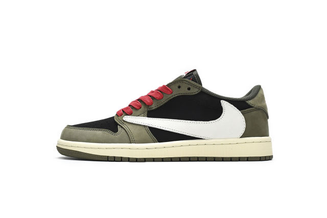 Air Jordαn 1's Low Travis Scott x Dark Green CQ4277-200