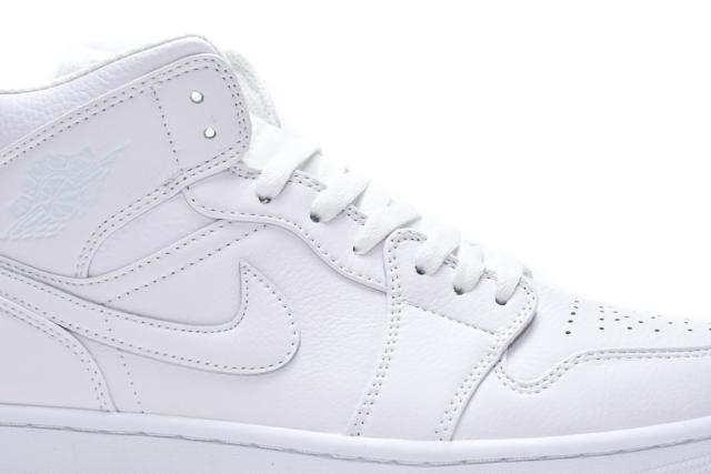 Air Jordαn 1's Mid GS white 554725-109