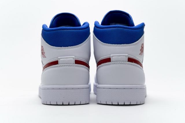 Air Jordαn 1's Mid White Red Royal BQ6472-164