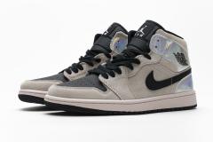 Air Jordαn 1's Mid Dirty Powder Iridescent (W) BQ6472-602