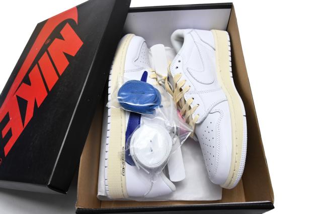 Air Jordαn 1's Low Travis Scott White Blue DM6839-186