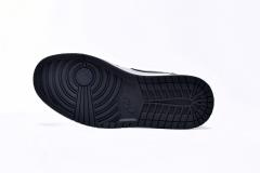 Air Jordαn 1's Mid White Metallic Gold Obsidian - 554724-174