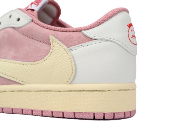 Air Jordαn 1's Low Travis Scott OG White Pink DM7866-600