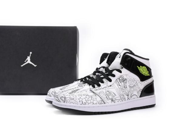 Air Jordαn 1's Mid SE DIY (GS) DC4099-100