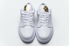 Air Jordαn 1's White Metallic Gold (W) CZ4776-100