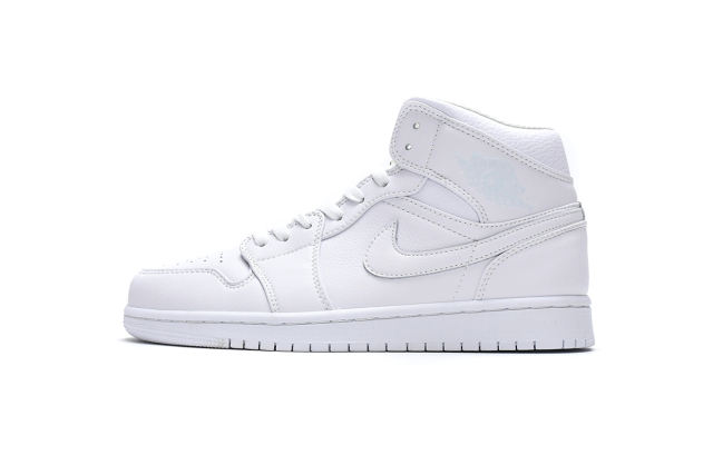 Air Jordαn 1's Mid GS white 554725-109