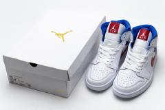 Air Jordαn 1's Mid White Red Royal BQ6472-164