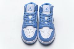 Air Jordαn 1's Mid Retro UNC 554724-106