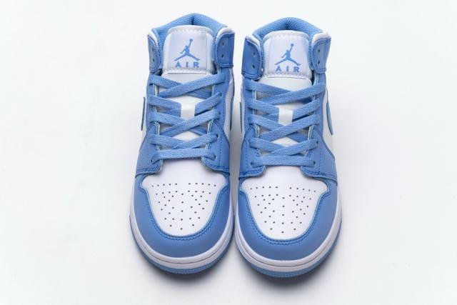Air Jordαn 1's Mid Retro UNC 554724-106
