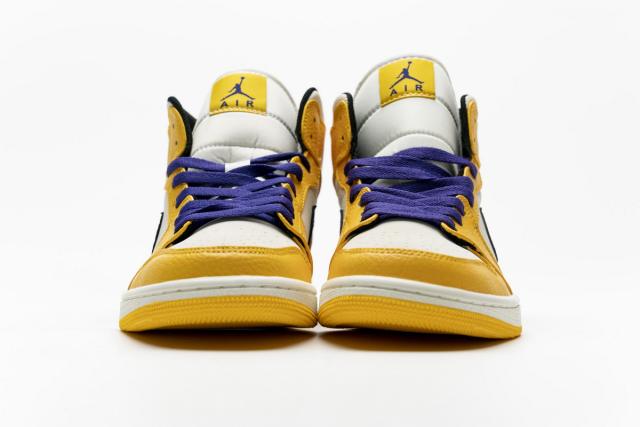 Air Jordαn 1's Mid SE Lakers 852542-700