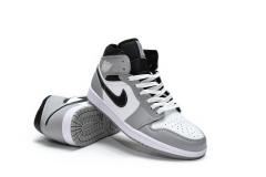 Air Jordαn 1's Mid Light Smoke Grey Anthracite 554724-078