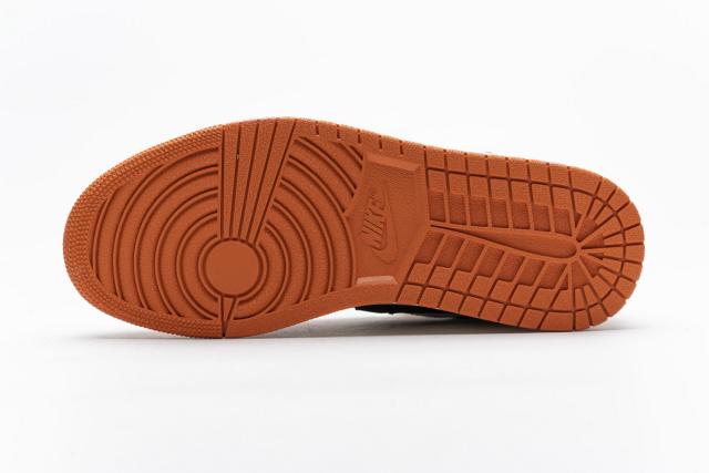 Air Jordαn 1's Mid Team Orange Black 852542-800