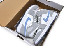 Air Jordαn 1's Mid Wolf Grey Aluminum BQ6472-105