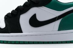 Jordαn 1's White Black Mystic Green 553558-113