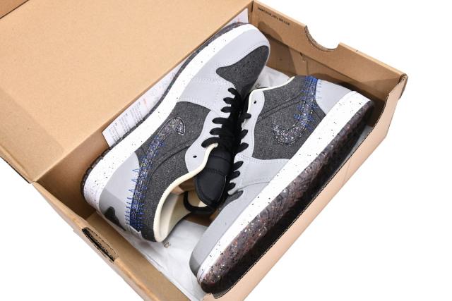 Air Jordαn 1's Crater Black Grey DM4657-001