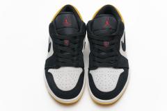 Air Jordαn 1's Low Sail University Gold Black 553558-127