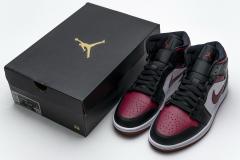 Air Jordαn 1's Mid Bred Toe 554724-066
