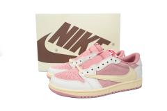 Air Jordαn 1's Low Travis Scott OG White Pink DM7866-600